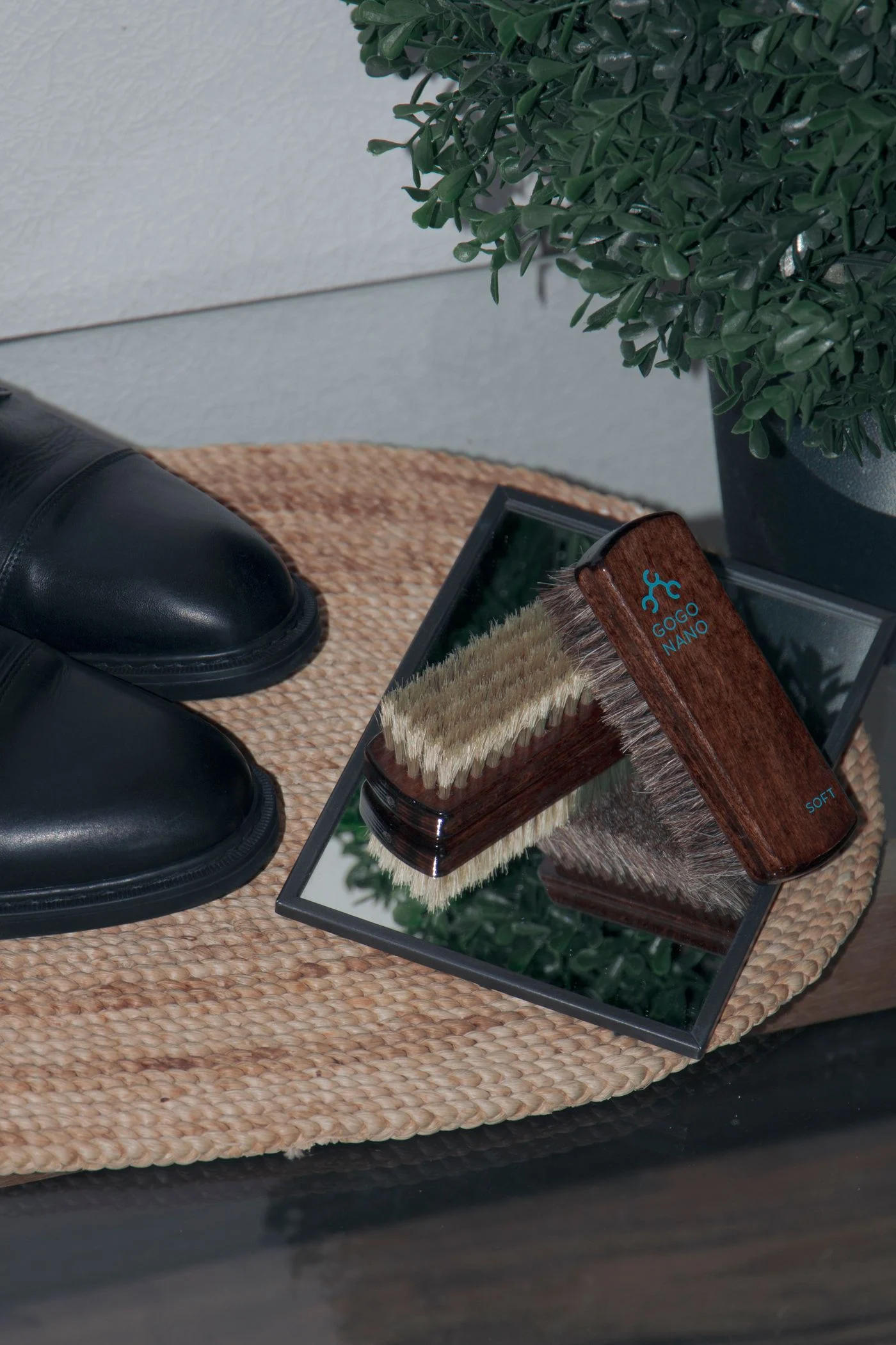 Shoe-care illustration